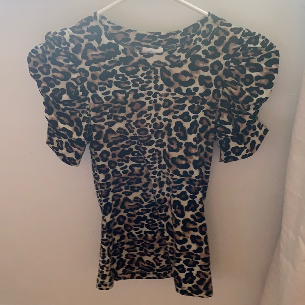 Cheetah print Francesca’s top